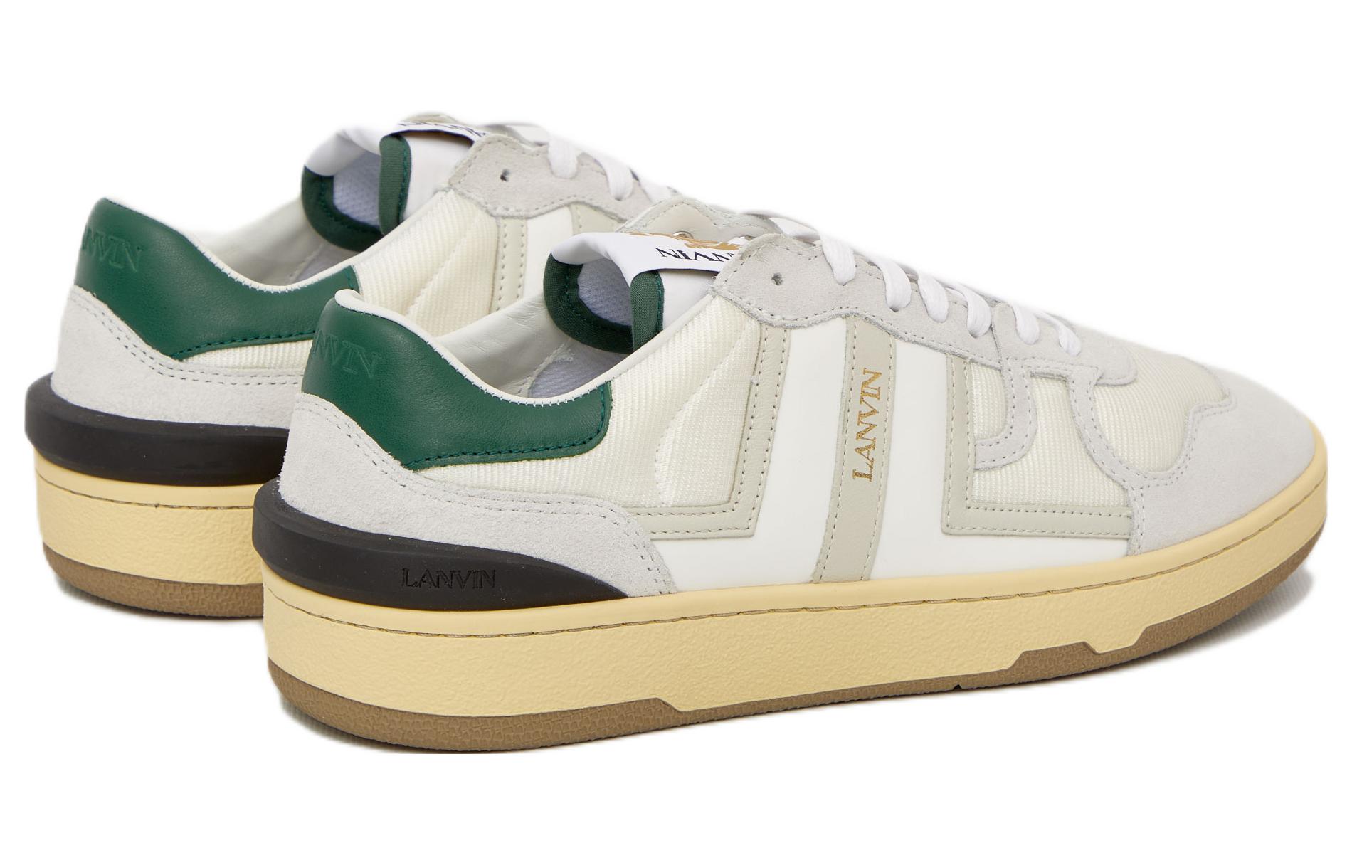 Lanvin Leather Low-Top Lace-Up 'White Fashion' 圖 3