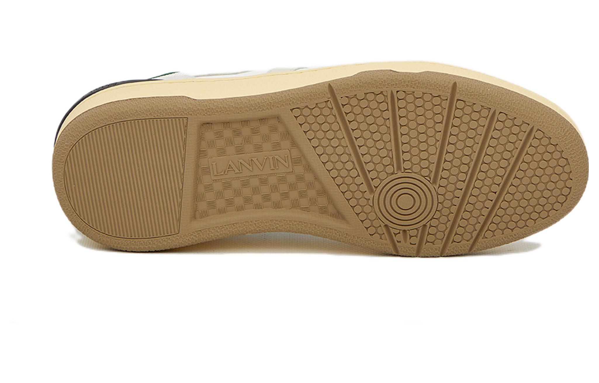 Lanvin Leather Low-Top Lace-Up 'White Fashion' 圖 4