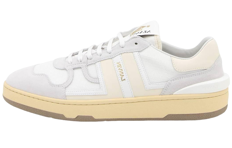 Lanvin Leather Low-Top Lace-Up 'White Yellow Pink' FM-SKDK00-NASH-B085