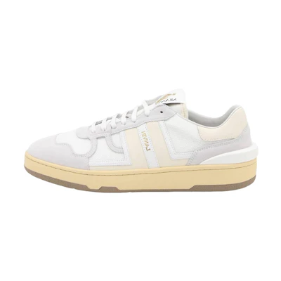 Lanvin Leather Low-Top Lace-Up 'White Yellow Pink'