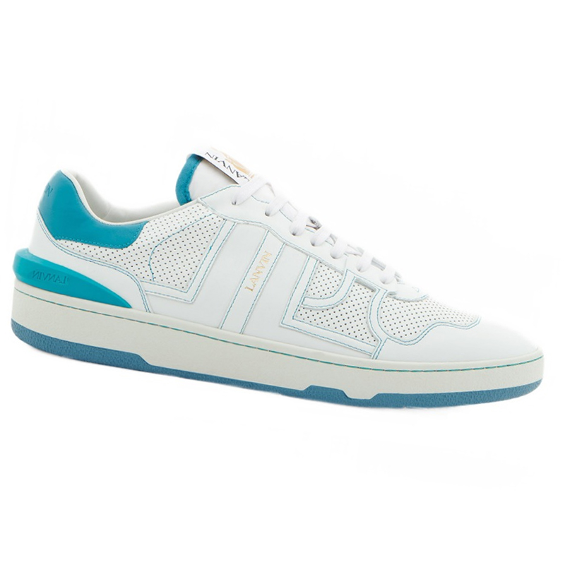 Lanvin Leather Low-Top Sneaker 'White' 圖 2