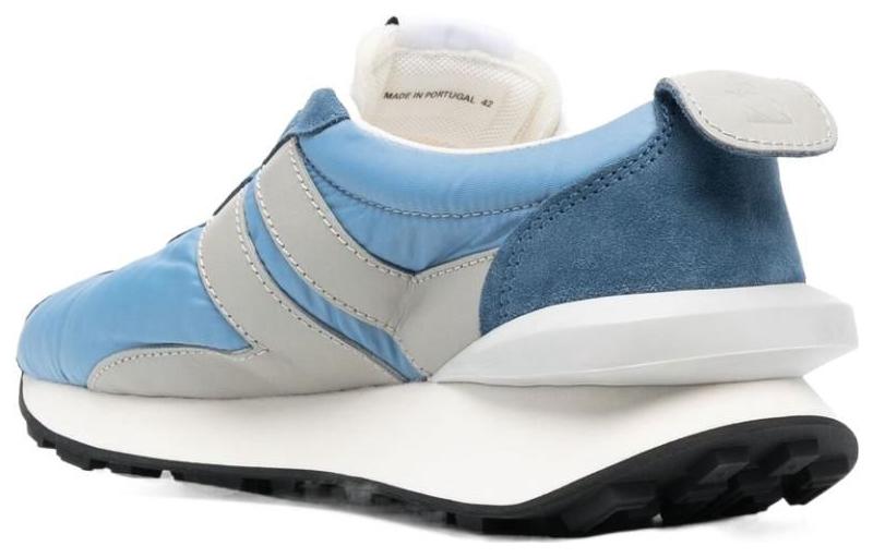 Lanvin Leather Low-Top Sneakers 'Blue' 圖 5