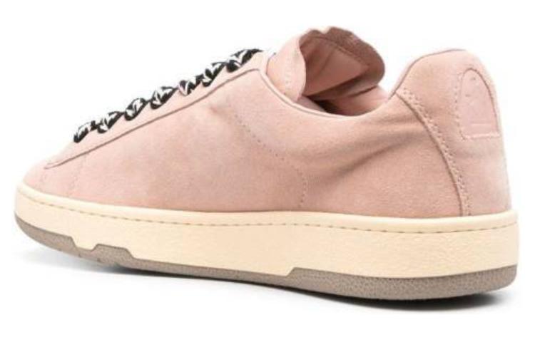 Lanvin Leather Low-Top Sneakers 'Pink' 圖 4