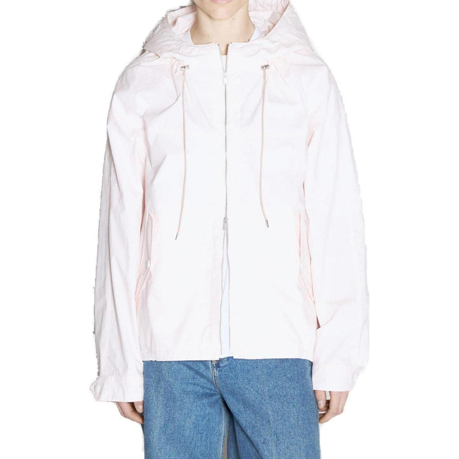 Lanvin Light Pink Solid Color Hooded Zip Jacket RM-OU0002-5704-P24-520