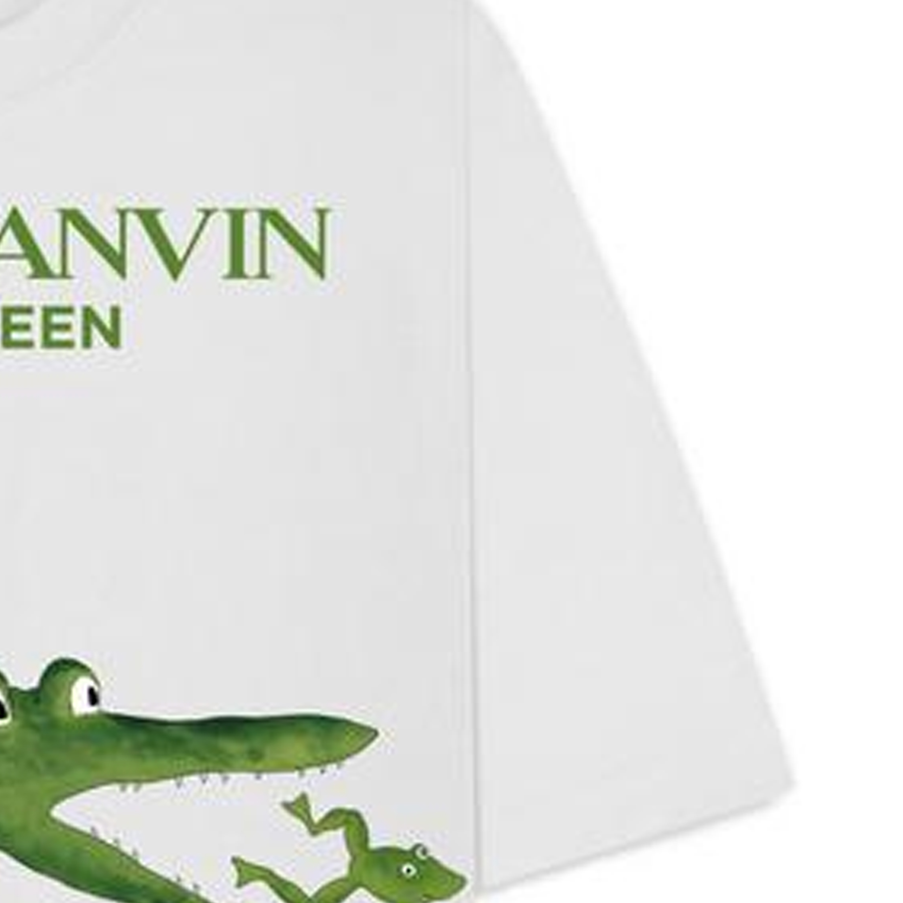 Purchase Kaos Pendek Unisex Lanvin Logo Motif Buaya Kaus Santai. RU-TS0028-J052-E21