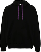 Lanvin Logo Embroidered Drawstring Hoodie Unisex - Black RU-HO0005-J115-P2410 Lanvin Logo Embroidered Drawstring Hoodie Unisex - Black RU-HO0005-J115-P2410