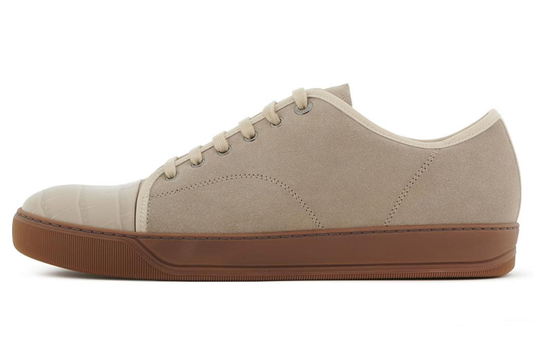 Lanvin Low-Top Leather Sneaker 'Beige'
