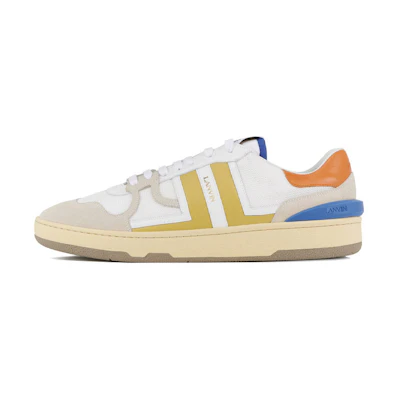 Lanvin Low-Top Retro Sneaker 'White Yellow'