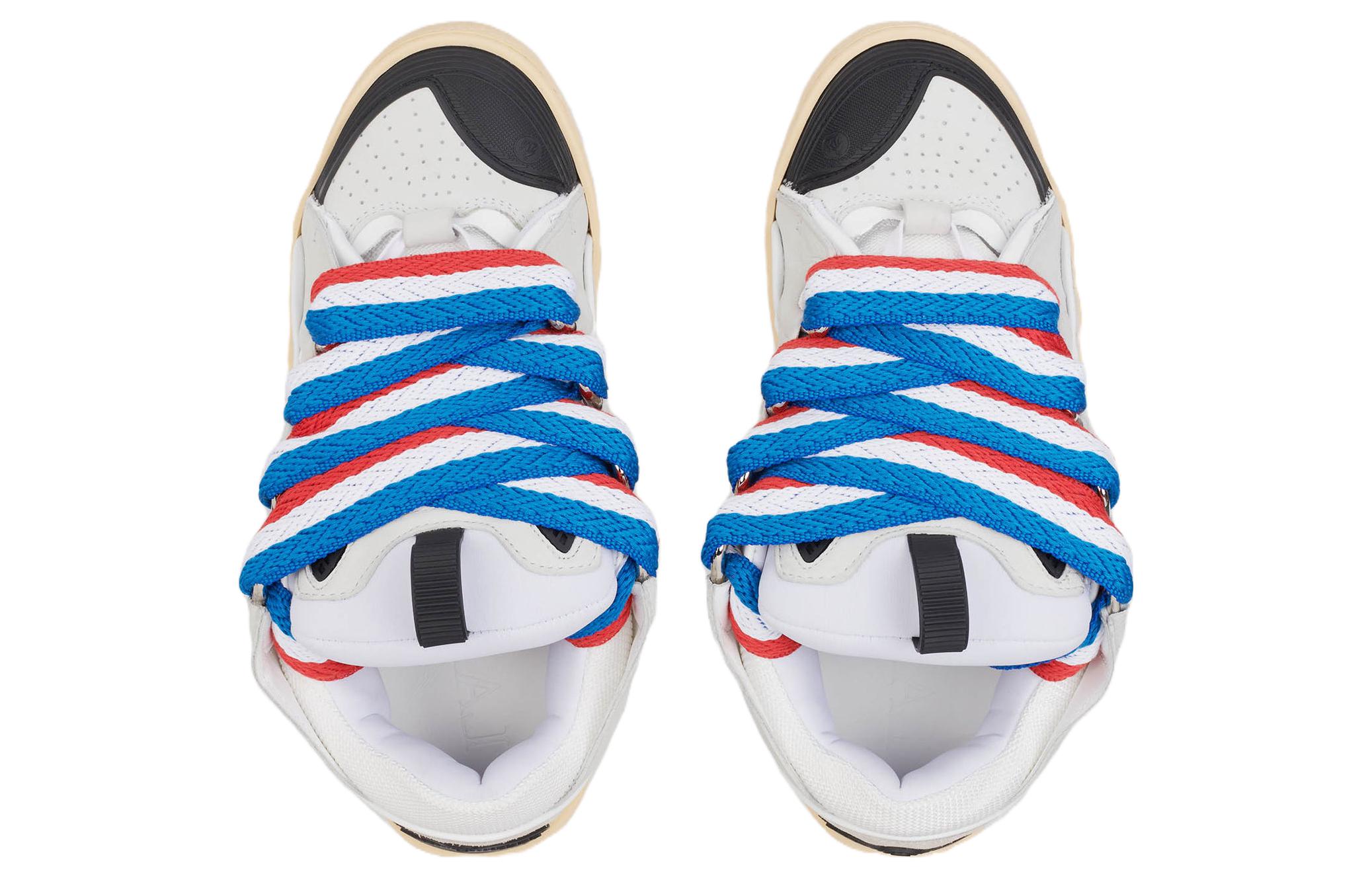 Lanvin Low-Top Sneakers 'White Grey' 圖 4