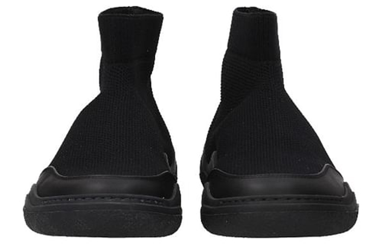 Lanvin Mid-Top Casual Sneaker 'Black' 圖 3