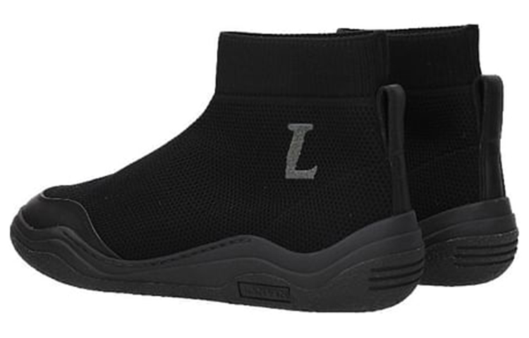 Lanvin Mid-Top Casual Sneaker 'Black' 圖 4