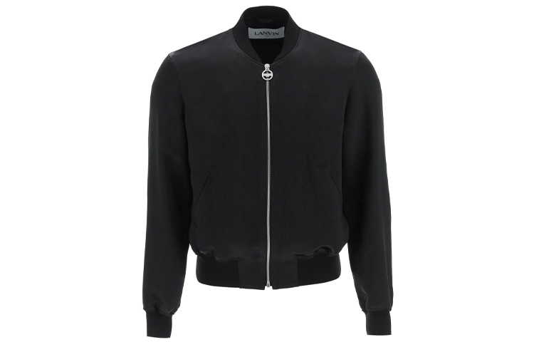 Lanvin Minimalist Logo Zip-Up Jacket Long Sleeve 21-2479UG-C000-001