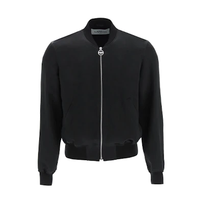 Lanvin Minimalist Logo Zip-Up Jacket Long Sleeve 21-2479UG-C000-001