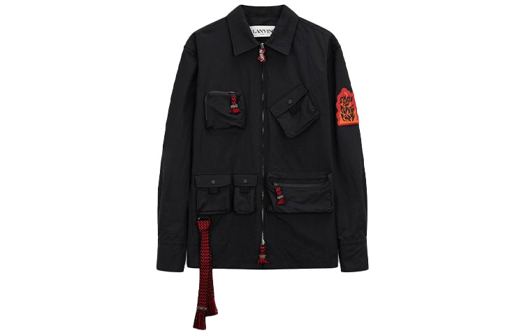 Lanvin Multi-Pocket Collared Long Sleeve Jacket RM-SI0155-5152-H2110