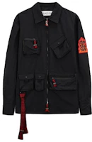 Lanvin Multi-Pocket Collared Long Sleeve Jacket RM-SI0155-5152-H2110 Lanvin Multi-Pocket Collared Long Sleeve Jacket RM-SI0155-5152-H2110