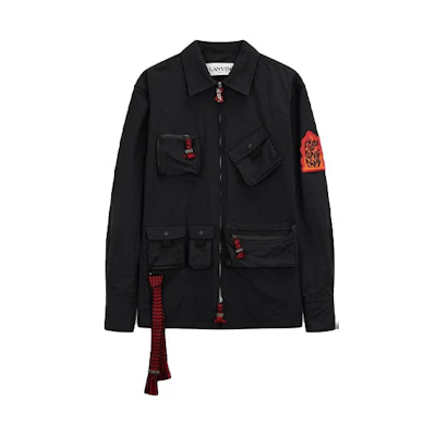 Lanvin Multi-Pocket Collared Long Sleeve Jacket RM-SI0155-5152-H2110