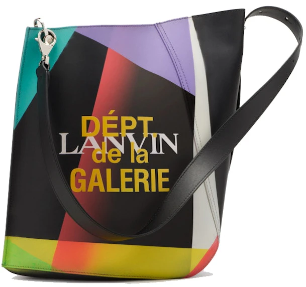 lanvin-painted-calfskin-leather-hook-bag-small-black