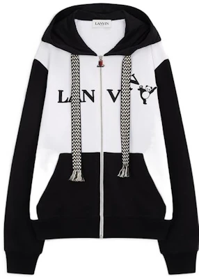 Lanvin Panda Color-Block Zip Hoodie Jacket Unisex Colorblock Design RM-TR0141-J212-H21 Buy Lanvin Panda Color-Block Zip Hoodie Jacket Unisex Colorblock Design RM-TR0141-J212-H21