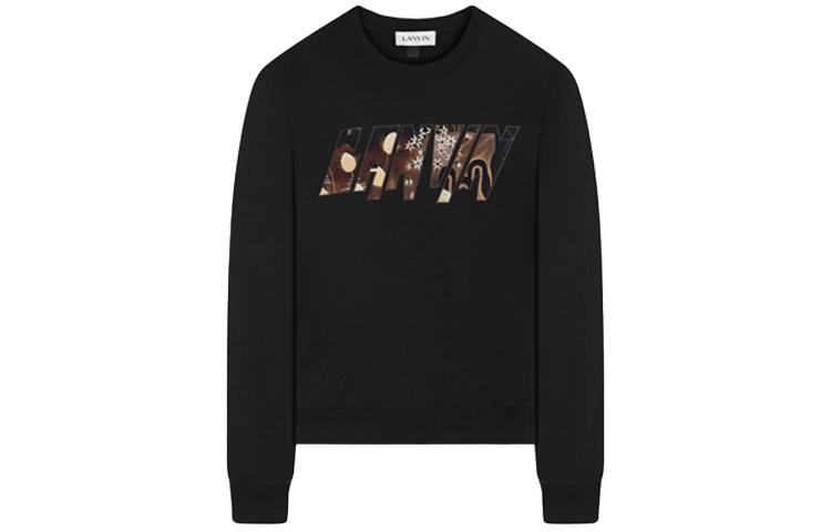 Lanvin Printed Cotton Long-Sleeve Pullover Sweatshirt RM-SS0001-J014-E2110