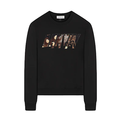Lanvin Printed Cotton Long-Sleeve Pullover Sweatshirt RM-SS0001-J014-E2110