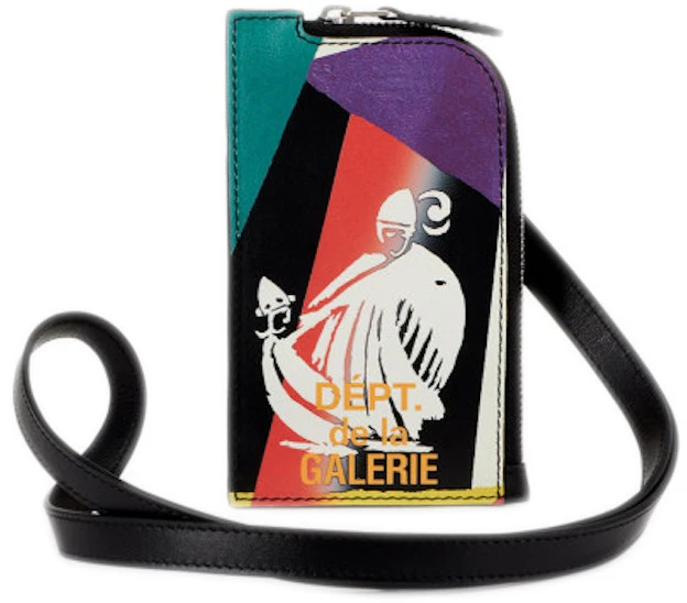 lanvin-printed-leather-necklace-card-holder-black