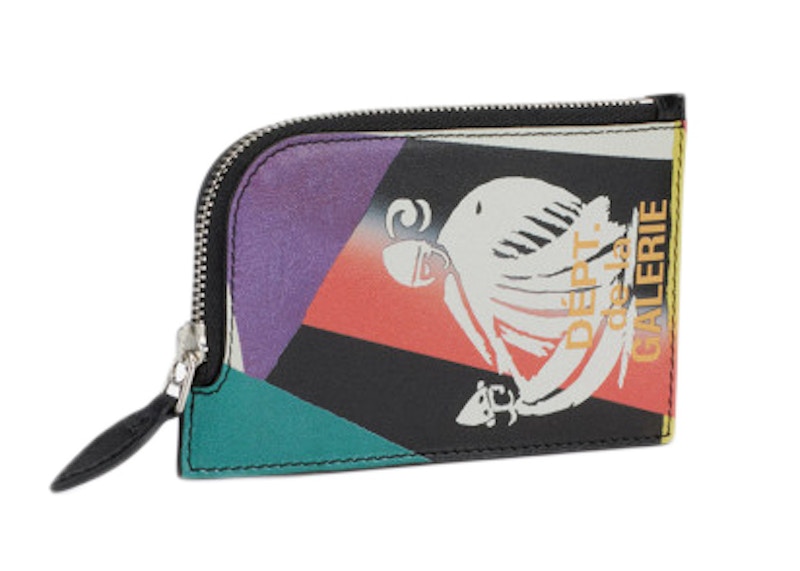 Lanvin Printed Leather Necklace Card Holder Black 圖 2