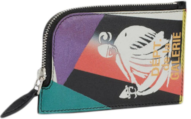 Tarjetero Collar de Cuero Estampado Lanvin Negro Order Tarjetero Collar de Cuero Estampado Lanvin Negro