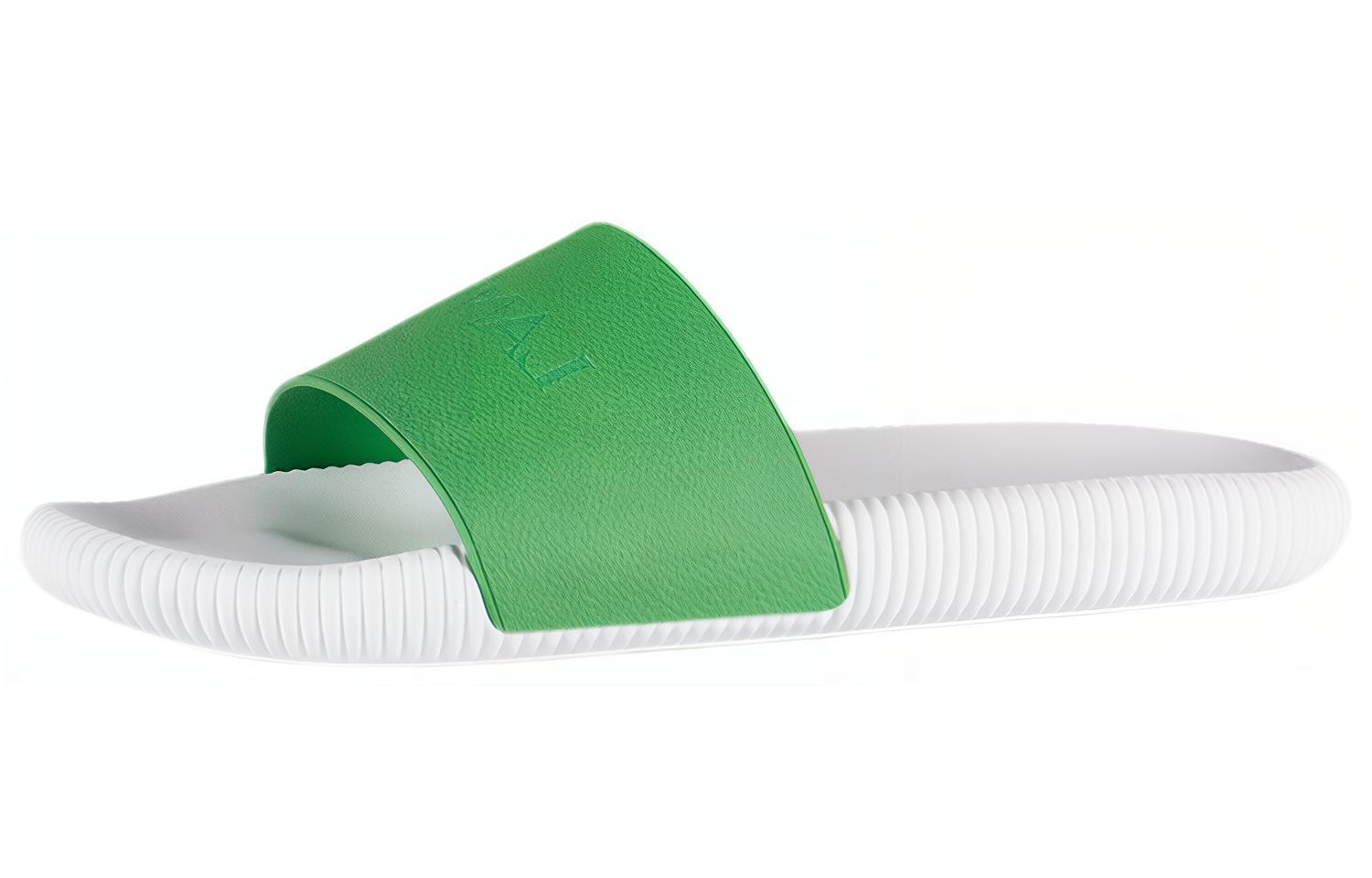 Lanvin Printed TPU Slides 'Green Fashion'