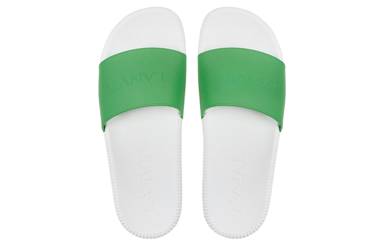 Lanvin Printed TPU Slides 'Green Fashion' 圖 4