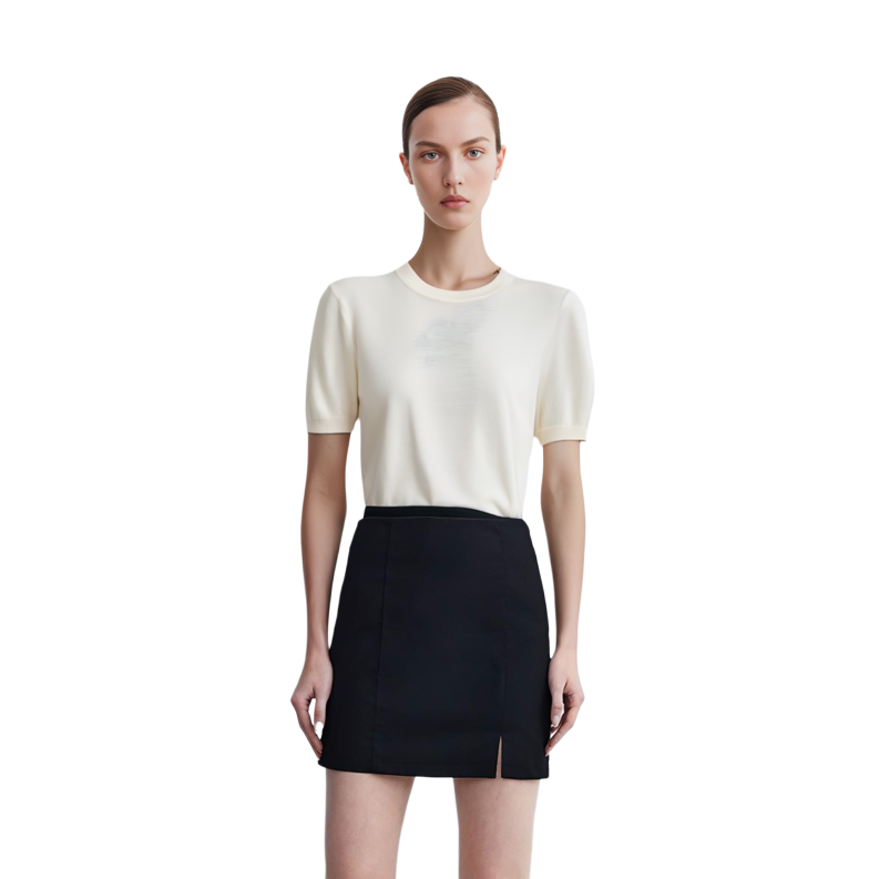 Shop Camiseta Unisex Beige Lanvin con Bordado de Conejo. RW-POY014-K005-P23-WH