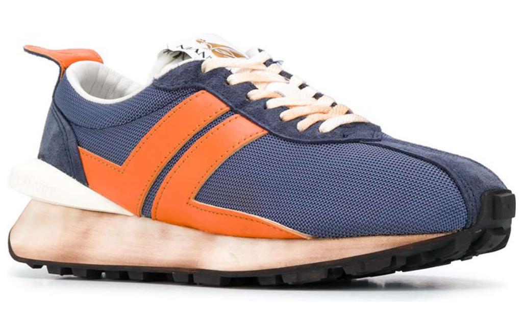 Lanvin Round Toe Lace-Up Low Top 'Blue' 圖 2