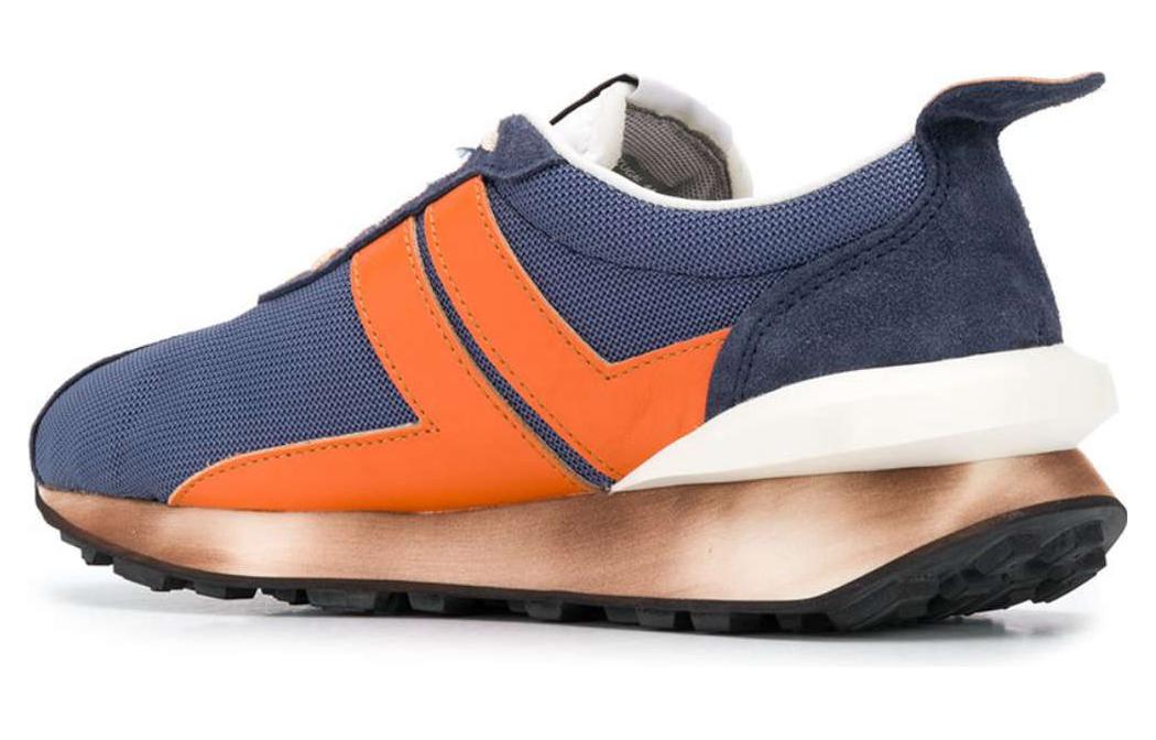 Lanvin Round Toe Lace-Up Low Top 'Blue' 圖 3