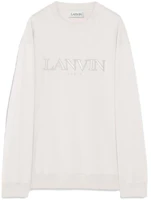 Lanvin S223 Letter Print Casual Sweatshirt Ivory White () RM-SS0004-J210-A2304 Lanvin S223 Letter Print Casual Sweatshirt Ivory White () RM-SS0004-J210-A2304