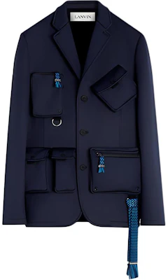 Lanvin SKATE FW21 Multi-Pocket Single-Breasted Jacket Men’s Blue RM-JA0080-5050-H21 Buy Lanvin SKATE FW21 Multi-Pocket Single-Breasted Jacket Men’s Blue RM-JA0080-5050-H21