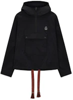 Lanvin Skate Half-Zip Pullover Hoodie Jacket Black RM-PO0028-LI16-H21 Lanvin Skate Half-Zip Pullover Hoodie Jacket Black RM-PO0028-LI16-H21