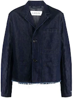 Lanvin Solid Color Single-Breasted Jacket Black RMJA0128D060E23 Lanvin Solid Color Single-Breasted Jacket Black RMJA0128D060E23