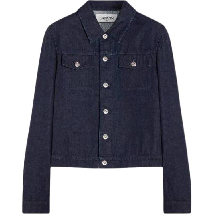 Lanvin Solid Single-Breasted Jacket - Dark Blue RM-JA0003-D051-H22