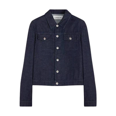 Lanvin Solid Single-Breasted Jacket - Dark Blue RM-JA0003-D051-H22