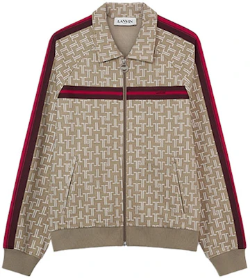 ランバン SS21 メイズプリント カーキ 長袖ジップジャケット メンズ RM-SS0005-4933-E21 Buy ランバン SS21 メイズプリント カーキ 長袖ジップジャケット メンズ RM-SS0005-4933-E21