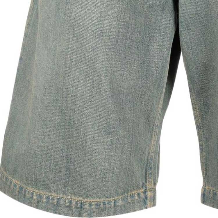 Details for Lanvin SS22 Shorts Azul Denim Corte Recto con Botones. RM-TR0154-D029-P2222