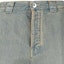 Sizing Lanvin SS22 Shorts Azul Denim Corte Recto con Botones. RM-TR0154-D029-P2222