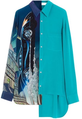 Camisa Asimétrica Azul de Manga Larga Lanvin SS22 Batman Protección UV Hombre RM-SI0211-5320-E2220S1 Buy Camisa Asimétrica Azul de Manga Larga Lanvin SS22 Batman Protección UV Hombre RM-SI0211-5320-E2220S1