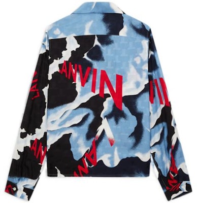 Camiseta Manga Larga Hombre Lanvin SS22 Azul Colorblock Logo Protección Solar RM-SI0040-5235-P22 Lookbook Camiseta Manga Larga Hombre Lanvin SS22 Azul Colorblock Logo Protección Solar RM-SI0040-5235-P22