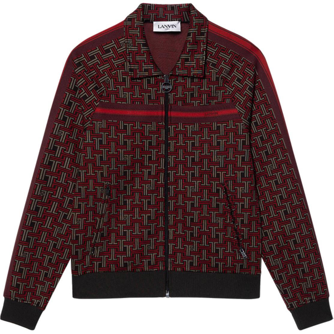 Lanvin SS22 Classic Printed Jacket Red for Men RM-SS0006-4933-A216430