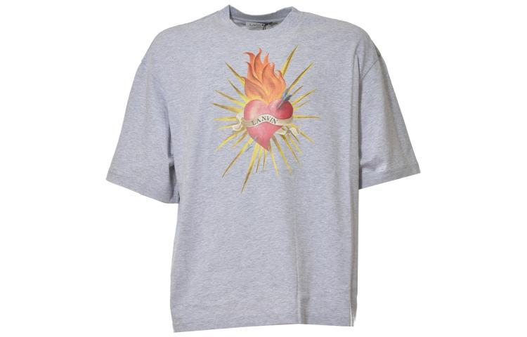 Order Camiseta de Manga Corta Lanvin SS22 Gris para Hombre. RM-TS0009-J205-P2212