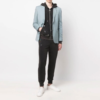 Pantalones Jogger Negros Unisex Lanvin SS22 con Logo Bordado. RM-TRG041-J008-P22 Lookbook Pantalones Jogger Negros Unisex Lanvin SS22 con Logo Bordado. RM-TRG041-J008-P22