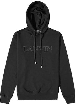 Sudadera con Capucha Lanvin SS22 Logo Bordado Negro. RM-HO0001-J210-P22-10 Buy Sudadera con Capucha Lanvin SS22 Logo Bordado Negro. RM-HO0001-J210-P22-10