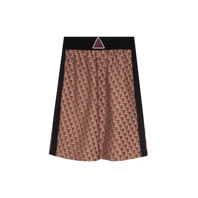 Lanvin SS22 Letter Print Loose Fit Shorts Men’s - Dark Brown RM-TR0146-5190-P22
