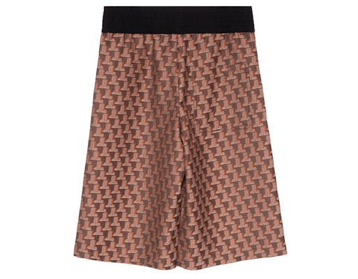 Lanvin SS22 字母印花寬鬆短褲 男士款 - 深棕色 RM-TR0146-5190-P22 Lookbook Lanvin SS22 字母印花寬鬆短褲 男士款 - 深棕色 RM-TR0146-5190-P22