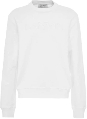 Lanvin SS22 Minimalist White Long-Sleeve Sweatshirt RM-SS0001-J211-2100 Buy Lanvin SS22 Minimalist White Long-Sleeve Sweatshirt RM-SS0001-J211-2100